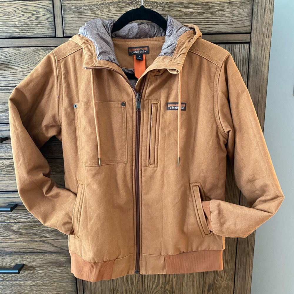 Patagonia All Seasons Hemp Canvas Bomber Hoody Jacket NWOT